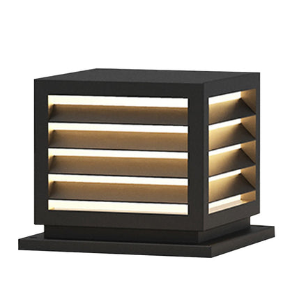 Außen Garten Post Licht mit Solar LED