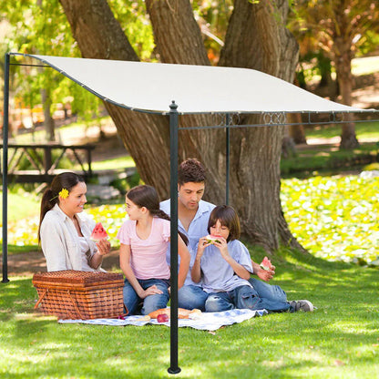 RoyaleGlow Wasserdicht Garten Terrassen Markise Decke Außen Sonnenschutz Segel UV Blocker