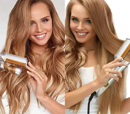 Luxora Professional 2 in 1 Rotierender Eisen-Haarbürste