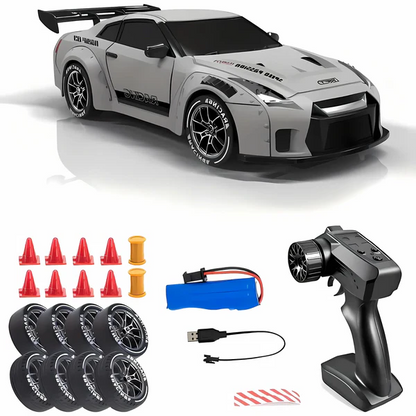 Luxora Retro Drift Master – 4WD RC Auto mit LED-Lichtern