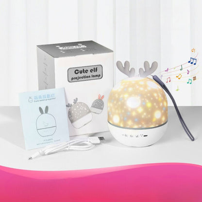 Verzauberte Sternen-Nachtlampe für Kinder