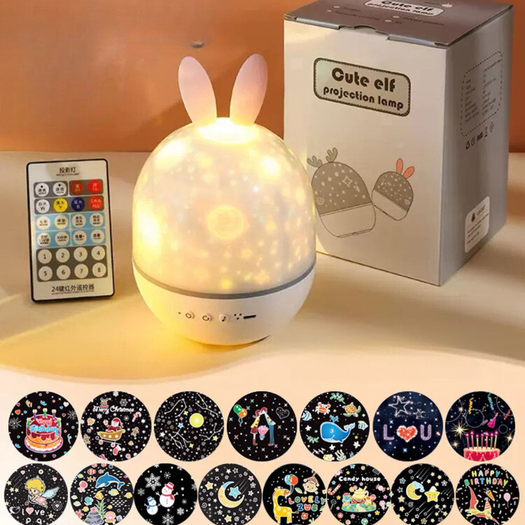 Verzauberte Sternen-Nachtlampe für Kinder