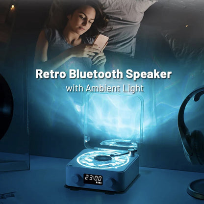 Waves Retro Bluetooth Schallplatten Spieler