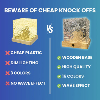 Entspannende Lampe LumaZen – Beruhigende Ambientelicht, Wellen- und Farbeffekte für Schlaf und Ruhe