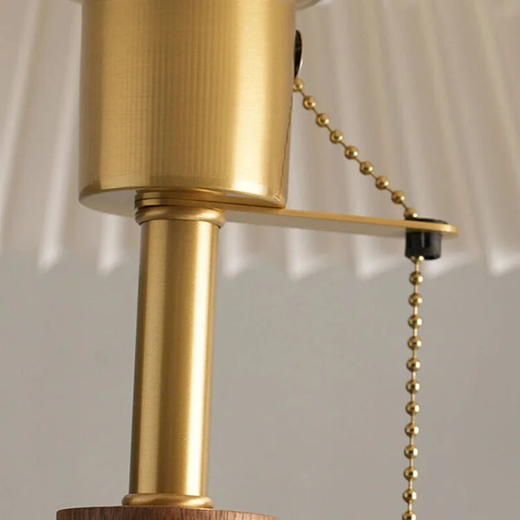 Garduru Faltbare Holz Tischlampe – Zeitlose Eleganz mit warmem Licht