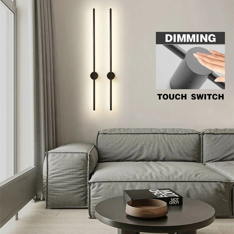 Minimalistische LED-Wandlampe NordicShine - Modernes und elegantes skandinavisches Design