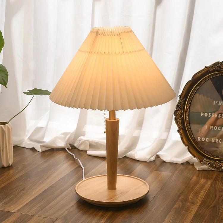 VintageLumi – Retro Houten Lamp