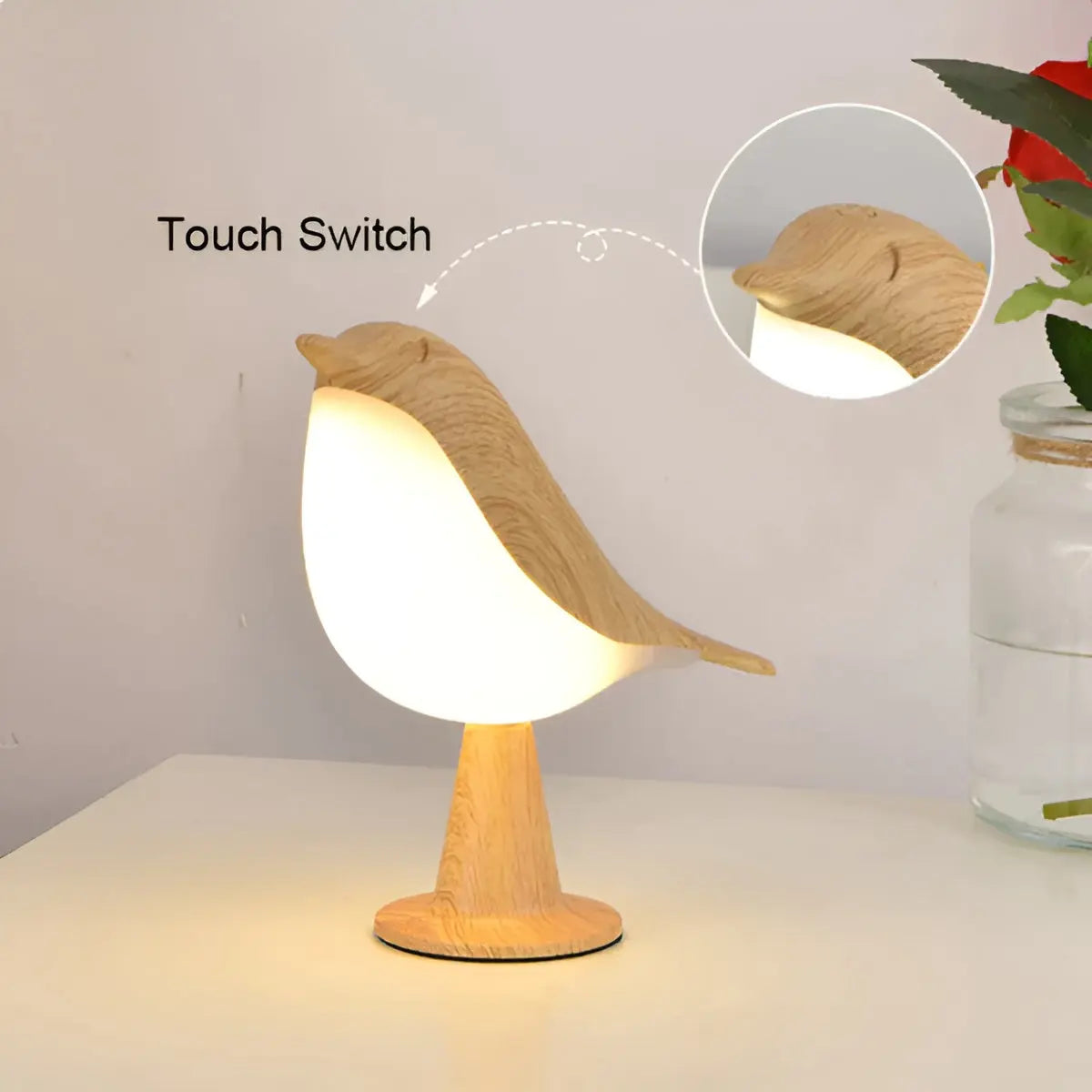 Elegante Vogel-Lampe – Stimmungslicht & Aromatherapie
