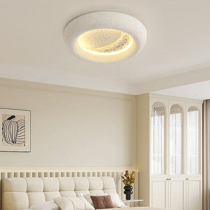 Moderne Luxus Zirkular Wandlampe aus Harz - Elegante Beleuchtung für Hotel und Salon