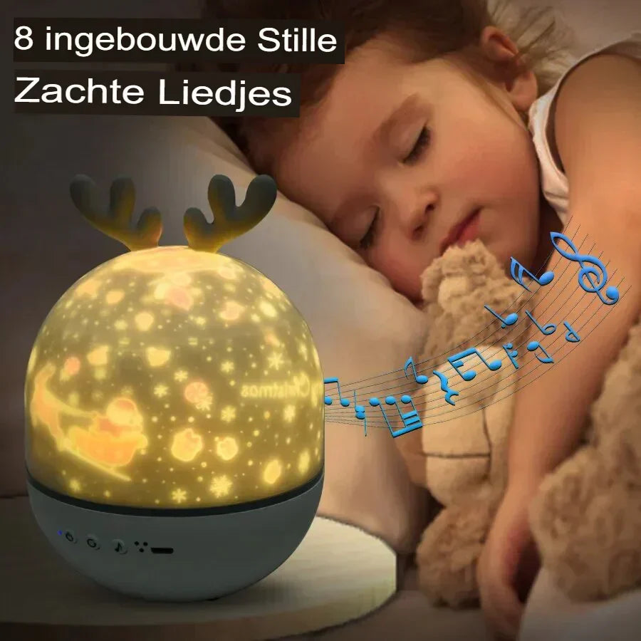 Garduru Sternenhimmel Projektorlampe für Kinder | Magisches Nachtlicht | Rotierende Lichteffekte | Perfekt fürs Kinderzimmer