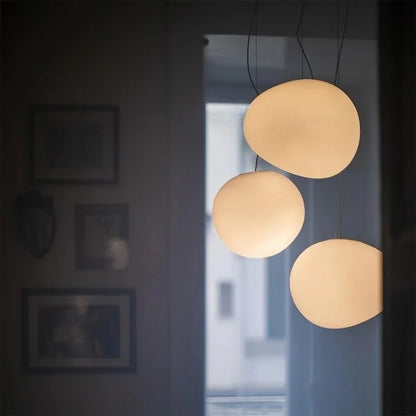 Nado-Hängelampe aus satiniertem Glas – Minimalistisches Design, Sanftes Licht, Verschiedene Größen