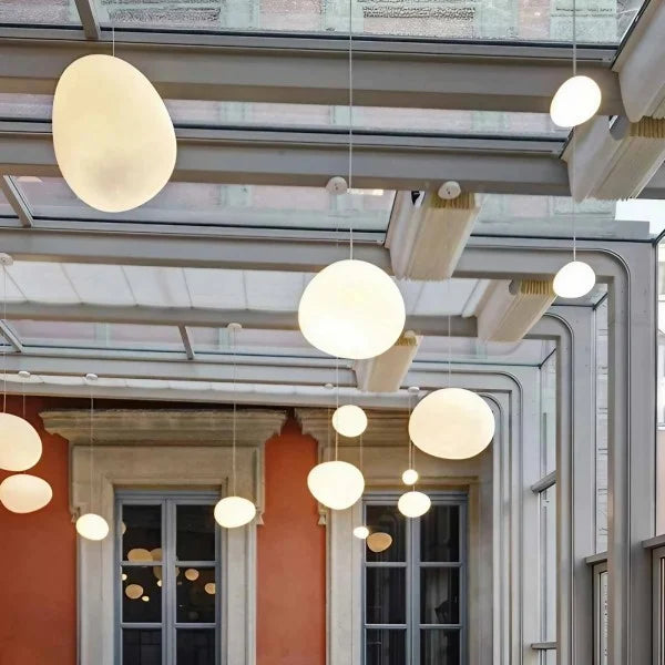 Nado-Hängelampe aus satiniertem Glas – Minimalistisches Design, Sanftes Licht, Verschiedene Größen
