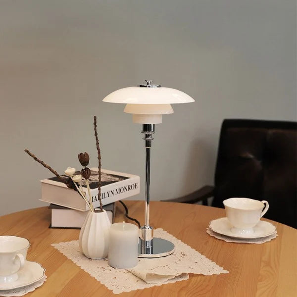 Tischlampe Disc Mehrschichtig Metall – Moderne Eleganz und Beruhigende Atmosphäre