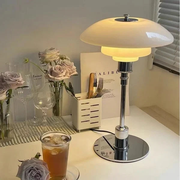Tischlampe Disc Mehrschichtig Metall – Moderne Eleganz und Beruhigende Atmosphäre
