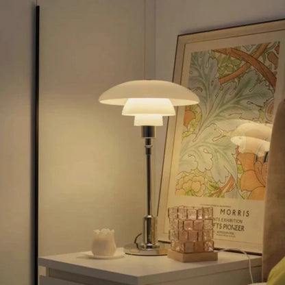 Tischlampe Disc Mehrschichtig Metall – Moderne Eleganz und Beruhigende Atmosphäre