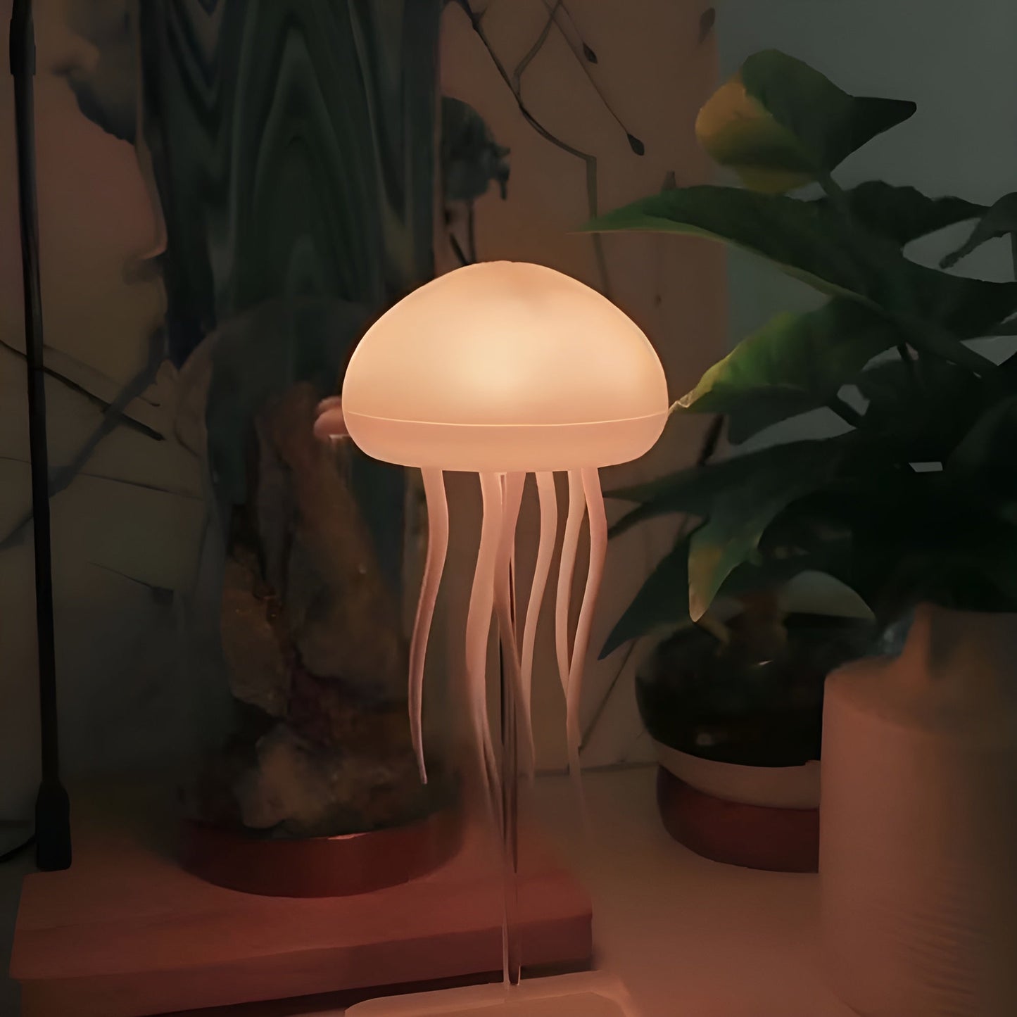 LED-Medusenlampe – Farbwechselnde RGB-Sprachgesteuerte Nachtlampe