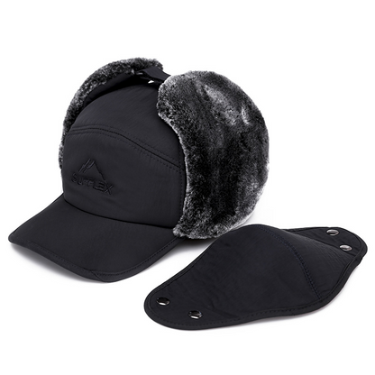 3in1 Wintermütze mit Ohrenschutz