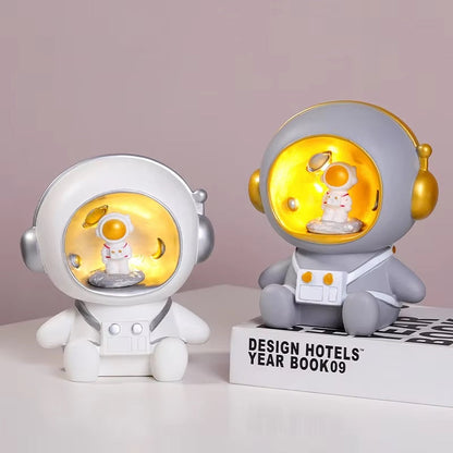 2-in-1 Astronaut Sparschwein & Nachtlampe Für Kinder
