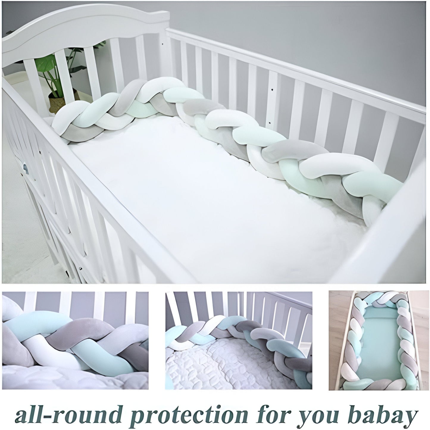 Babybett-Rückwand – CozyNest Guard