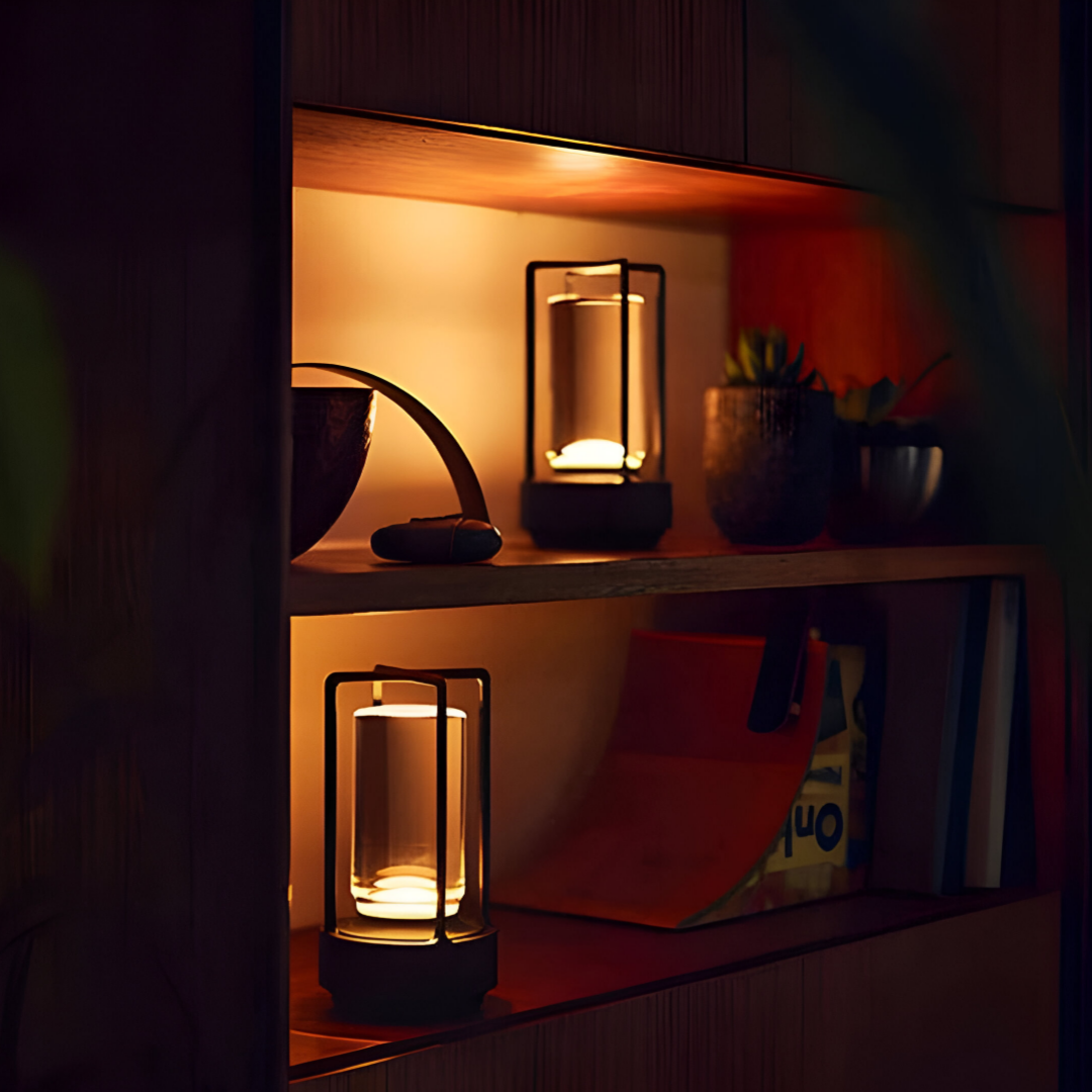 Garduru – Elegante und tragbare LED-Tischlampe für Innen- und Außeneinsatz