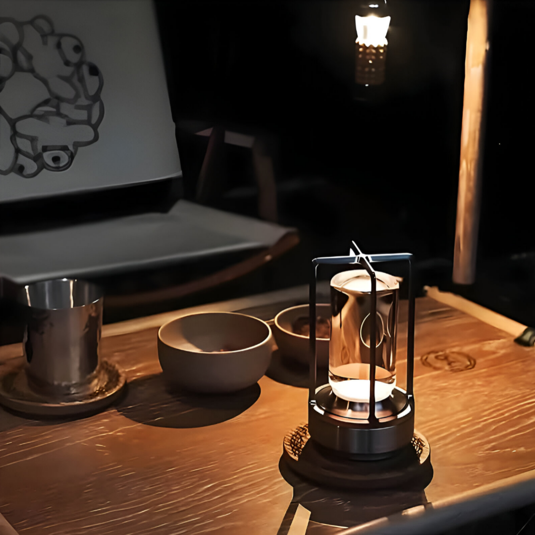Garduru – Elegante und tragbare LED-Tischlampe für Innen- und Außeneinsatz