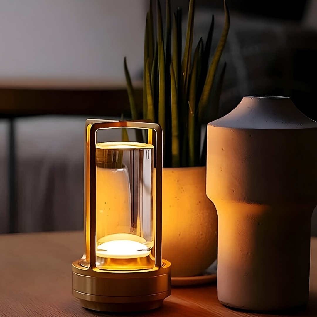 Garduru – Elegante und tragbare LED-Tischlampe für Innen- und Außeneinsatz