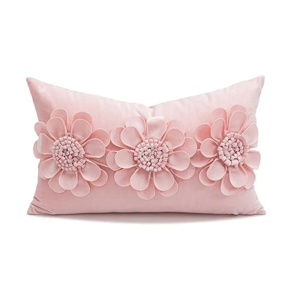Plüsch Pink Herz Design Kissenbezug