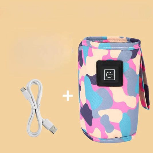 USB-Babyflaschenwärmer – Tragbare & Isolierte Flaschenhülle für Unterwegs & Zuhause
