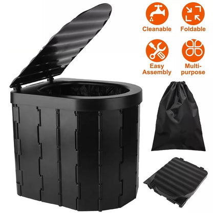 Schwerlast zusammenklappbares tragbares WC