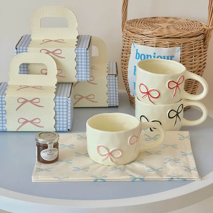 Schöne Schleifen-Design Keramiktasse