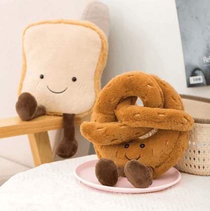 SnackPlush – Weiche Plüschtiere in Brezel-, Croissant- & Toastformen