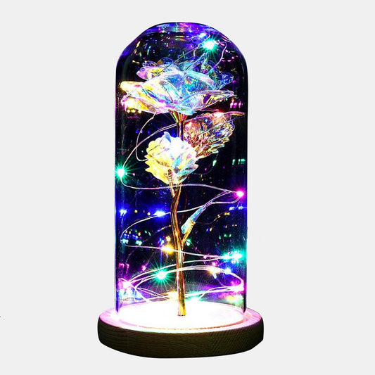 RoseVive – Luxus Ewige Rose unter Glänzendem Glasdome