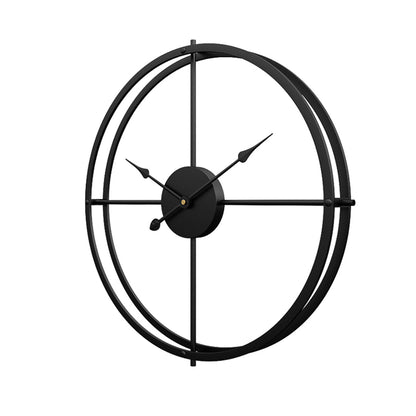 Leise Wanduhr aus Eisen im modernen Design