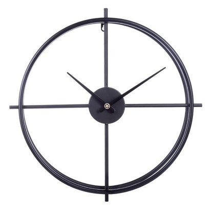 Leise Wanduhr aus Eisen im modernen Design