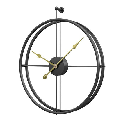 Leise Wanduhr aus Eisen im modernen Design