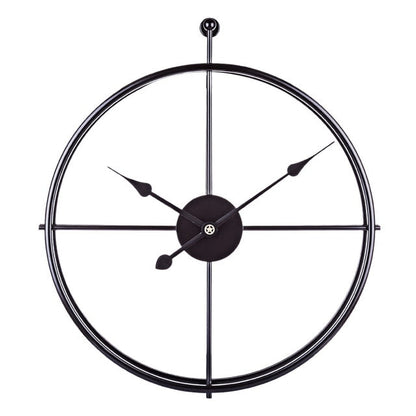 Leise Wanduhr aus Eisen im modernen Design