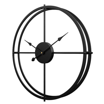 Leise Wanduhr aus Eisen im modernen Design