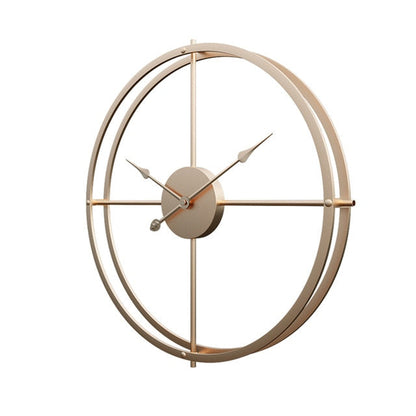 Leise Wanduhr aus Eisen im modernen Design