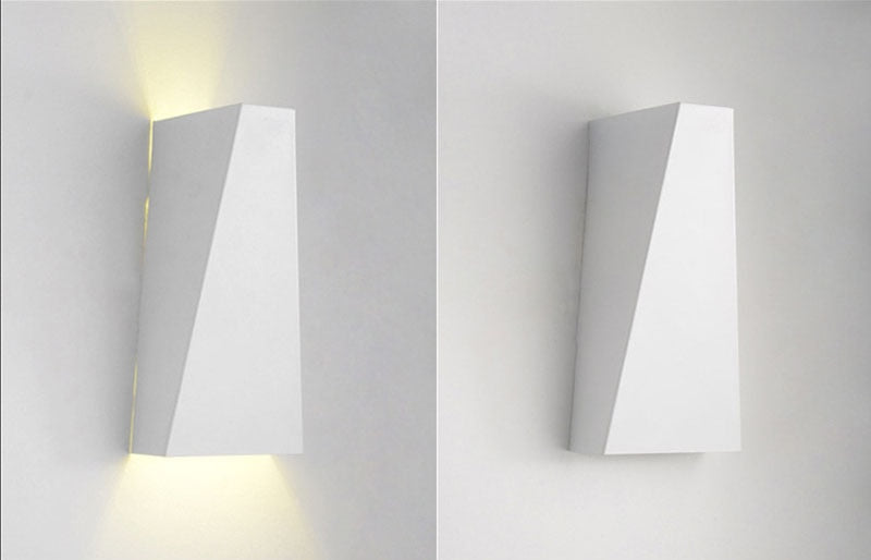 Moderne geometrische LED-Wandlampe