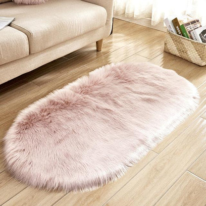 Luxuriöser Faux Schaffell-Teppich – Weicher, tierversuchsfrei und nachhaltiger Teppich für Wohnzimmer und Schlafzimmer