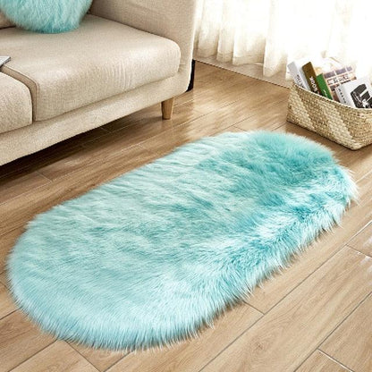 Luxuriöser Faux Schaffell-Teppich – Weicher, tierversuchsfrei und nachhaltiger Teppich für Wohnzimmer und Schlafzimmer