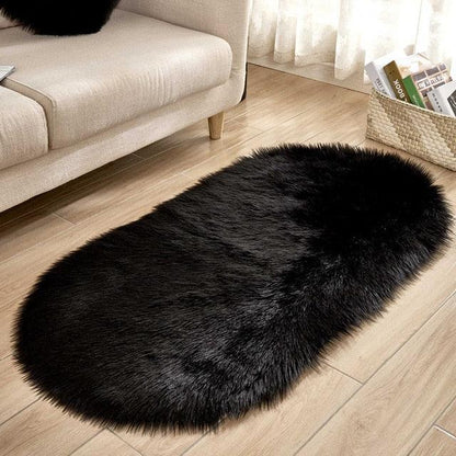 Luxuriöser Faux Schaffell-Teppich – Weicher, tierversuchsfrei und nachhaltiger Teppich für Wohnzimmer und Schlafzimmer