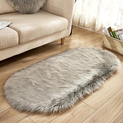 Luxuriöser Faux Schaffell-Teppich – Weicher, tierversuchsfrei und nachhaltiger Teppich für Wohnzimmer und Schlafzimmer