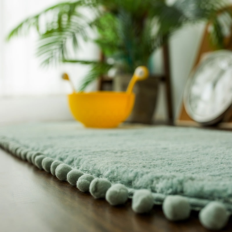 Tapis Pompon Chic