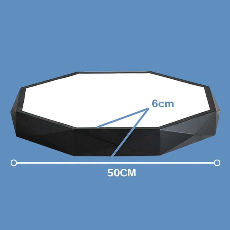 Moderne geometrische LED-Deckenleuchte