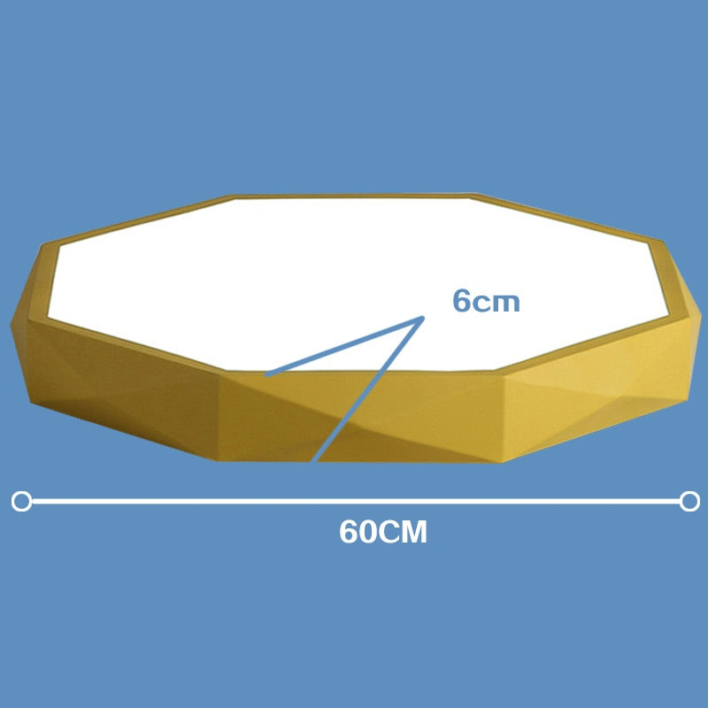 Moderne geometrische LED-Deckenleuchte