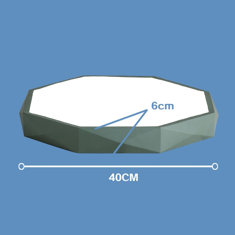 Moderne geometrische LED-Deckenleuchte