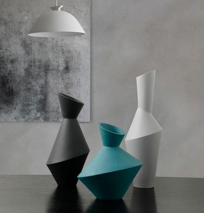 Garduru Keramik-Vase im Abstrakten Design | Stilvolle Deko | Hochwertige Verarbeitung | Modern und Zeitlos