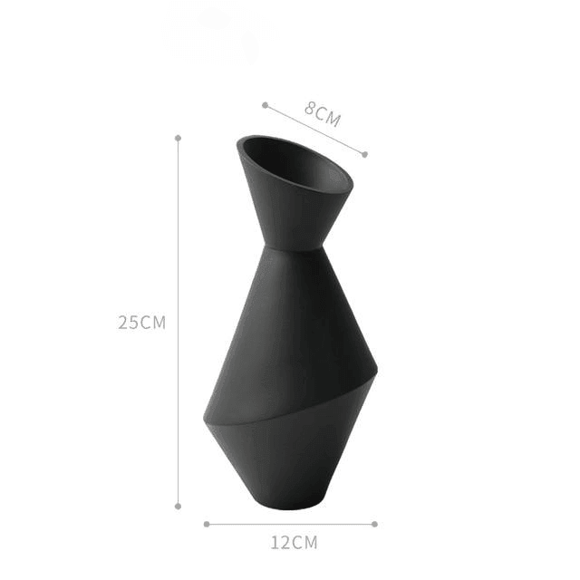 Garduru Keramik-Vase im Abstrakten Design | Stilvolle Deko | Hochwertige Verarbeitung | Modern und Zeitlos