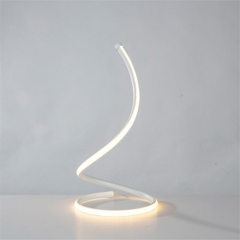 Spiral Tischlampe